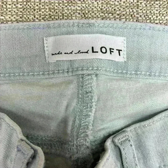 Loft Modern Skinny Jeans with Frayed Hem - Picture 6 of 7